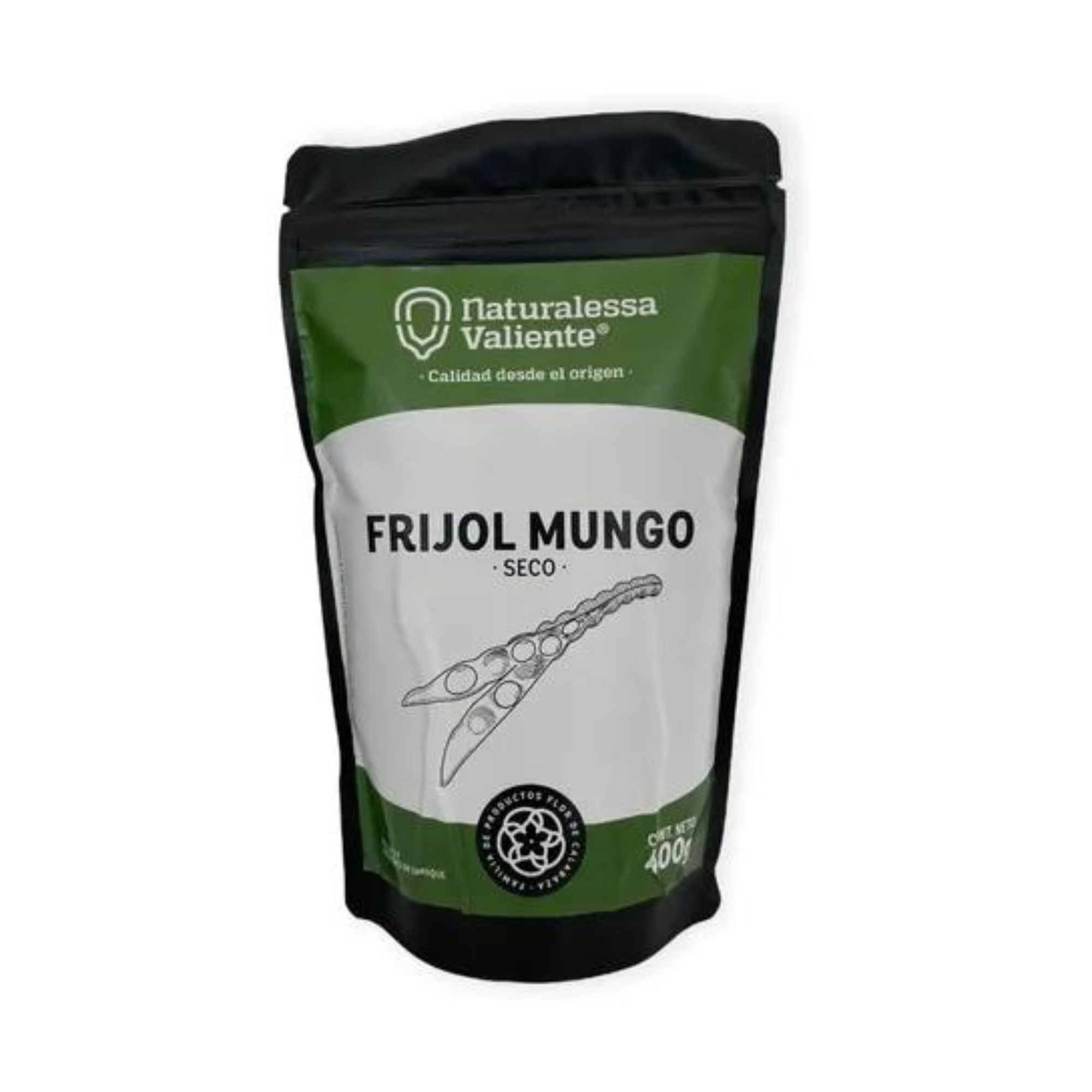 Frijol Mungo Seco 400g Naturalessa Valiente Agroecológico