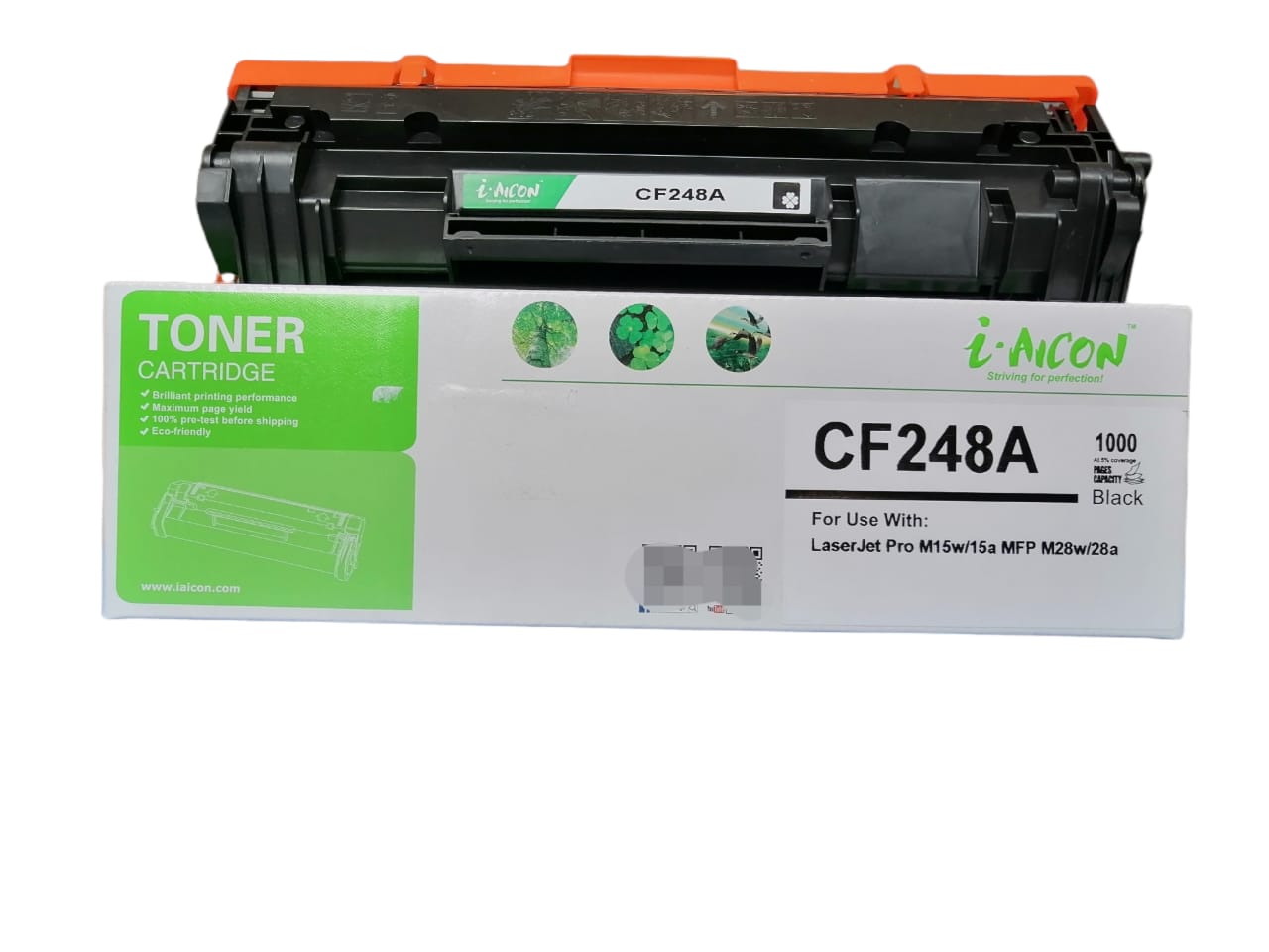 Cartucho tóner IAICON compatible para uso en CF248 A (48 A) nuevo, para uso en HP  M15w, M14W, M28W