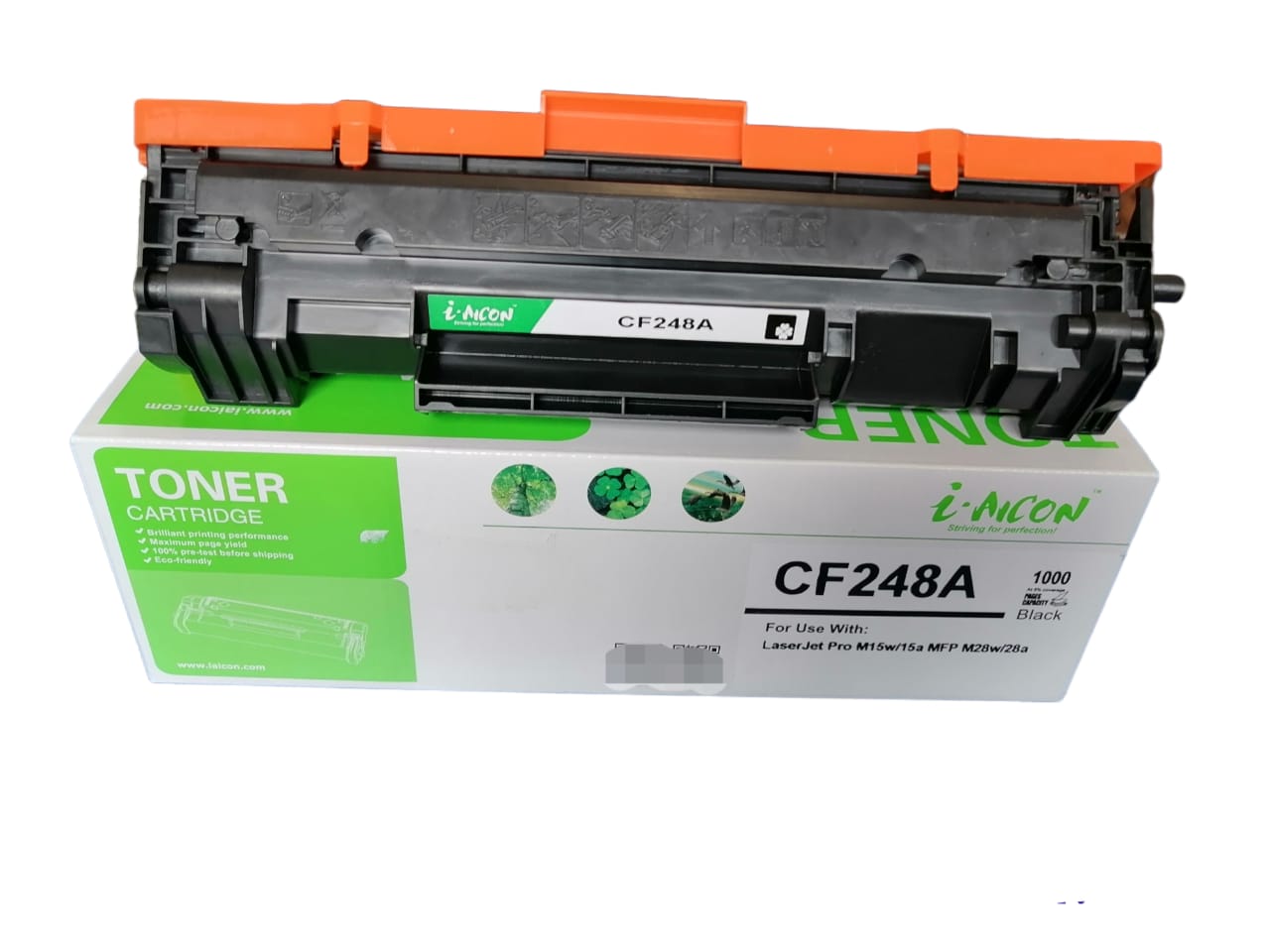 Cartucho tóner IAICON compatible para uso en CF248 A (48 A) nuevo, para uso en HP  M15w, M14W, M28W