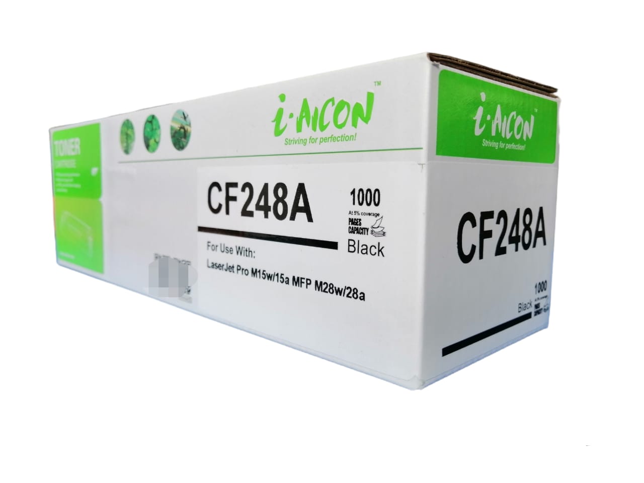 Cartucho tóner IAICON compatible para uso en CF248 A (48 A) nuevo, para uso en HP  M15w, M14W, M28W