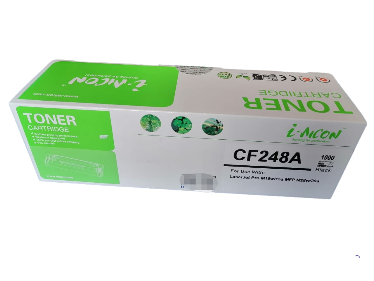 Cartucho tóner IAICON compatible para uso en CF248 A (48 A) nuevo, para uso en HP  M15w, M14W, M28W