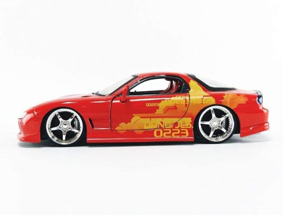 Orange JLS Mazda RX-7 Rápido Y Furioso 1:32 Jada 