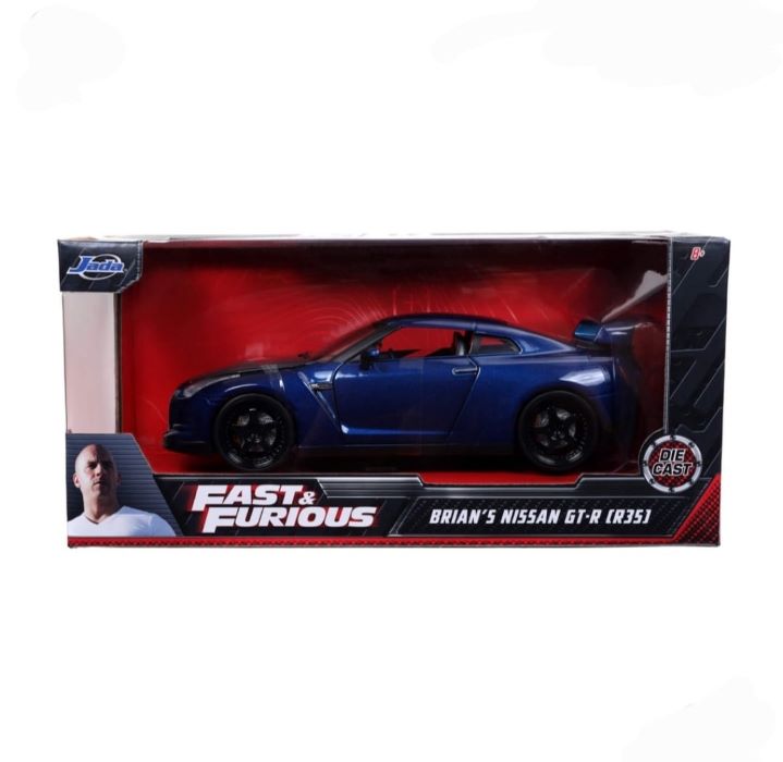 Brian Nissan GT-R R35 Rápido Y Furioso 1:24 Jada 