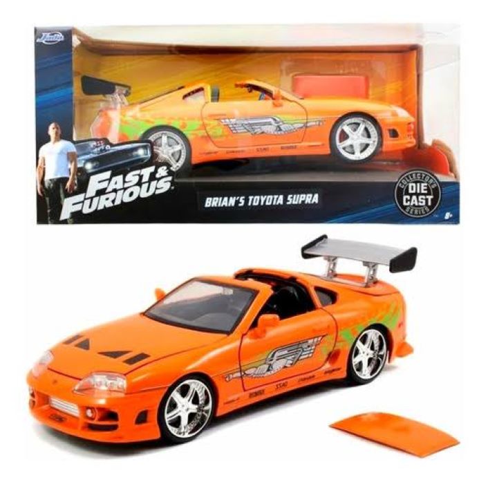 Brian Toyota Supra Rápido Y Furioso 1:24 Jada 