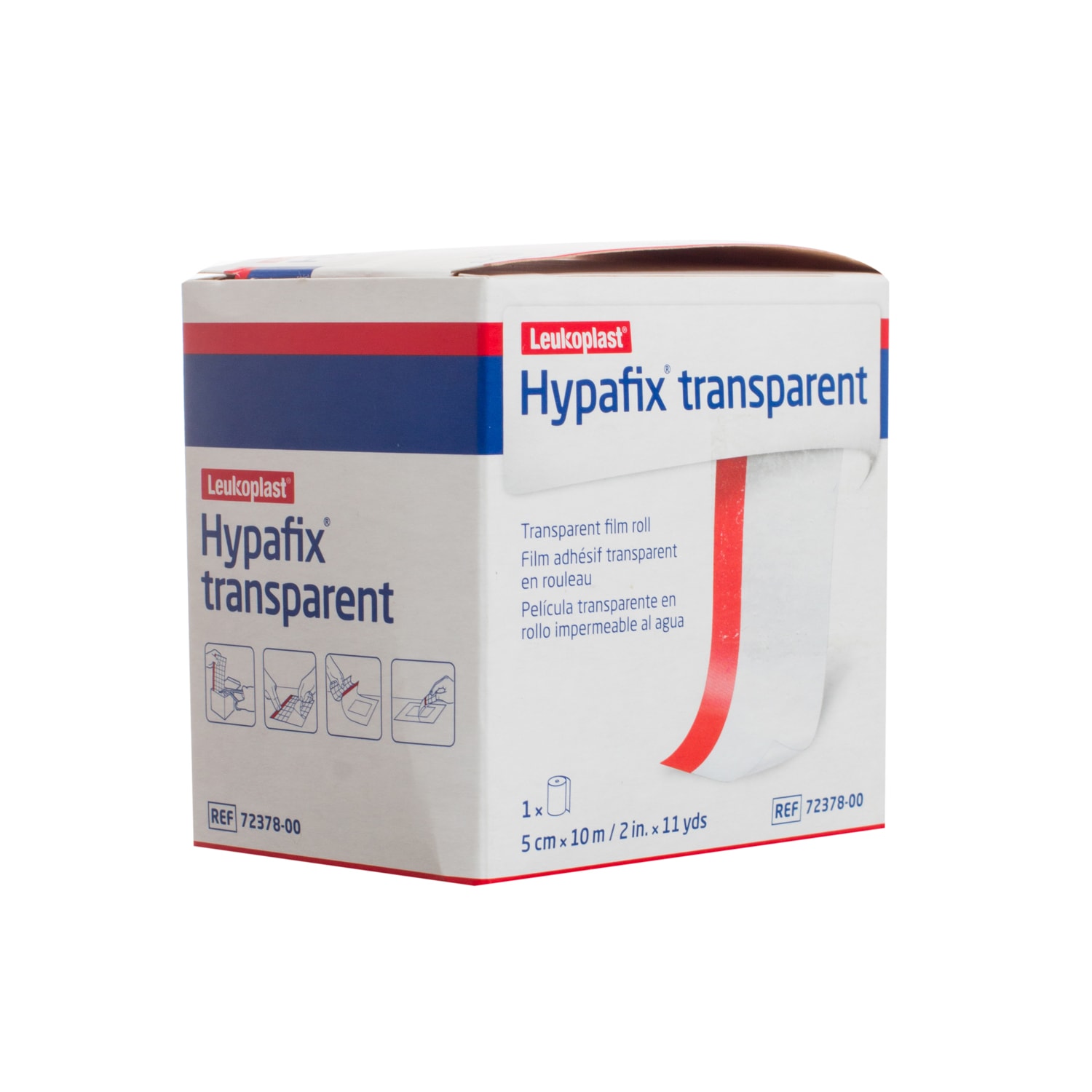 Cinta Hypafix Transparente Impermeable 10m x 5cm - BSN 