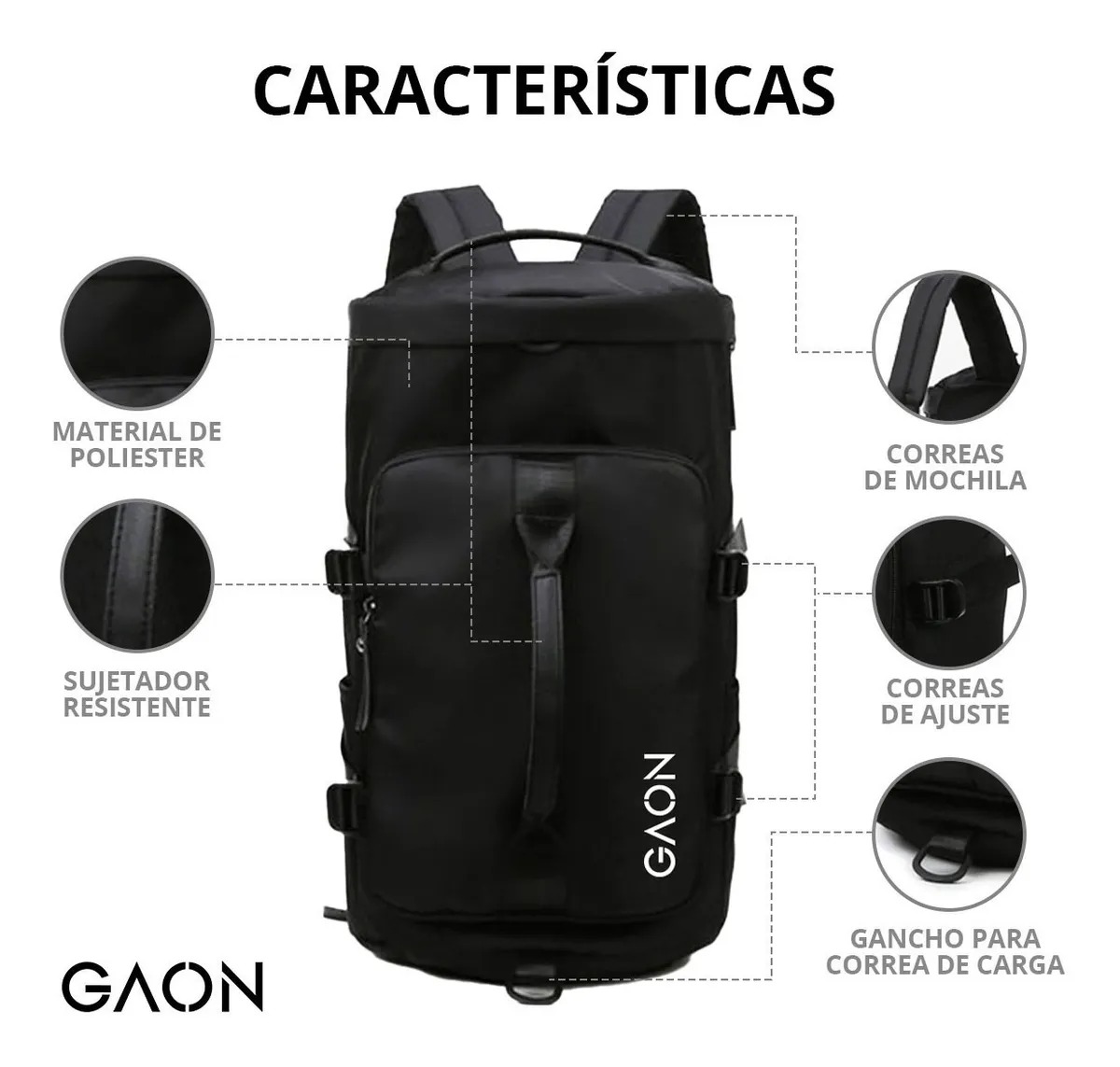 Mochila Para Senderismo Campismo Maleta Y Bolsa Para Gym