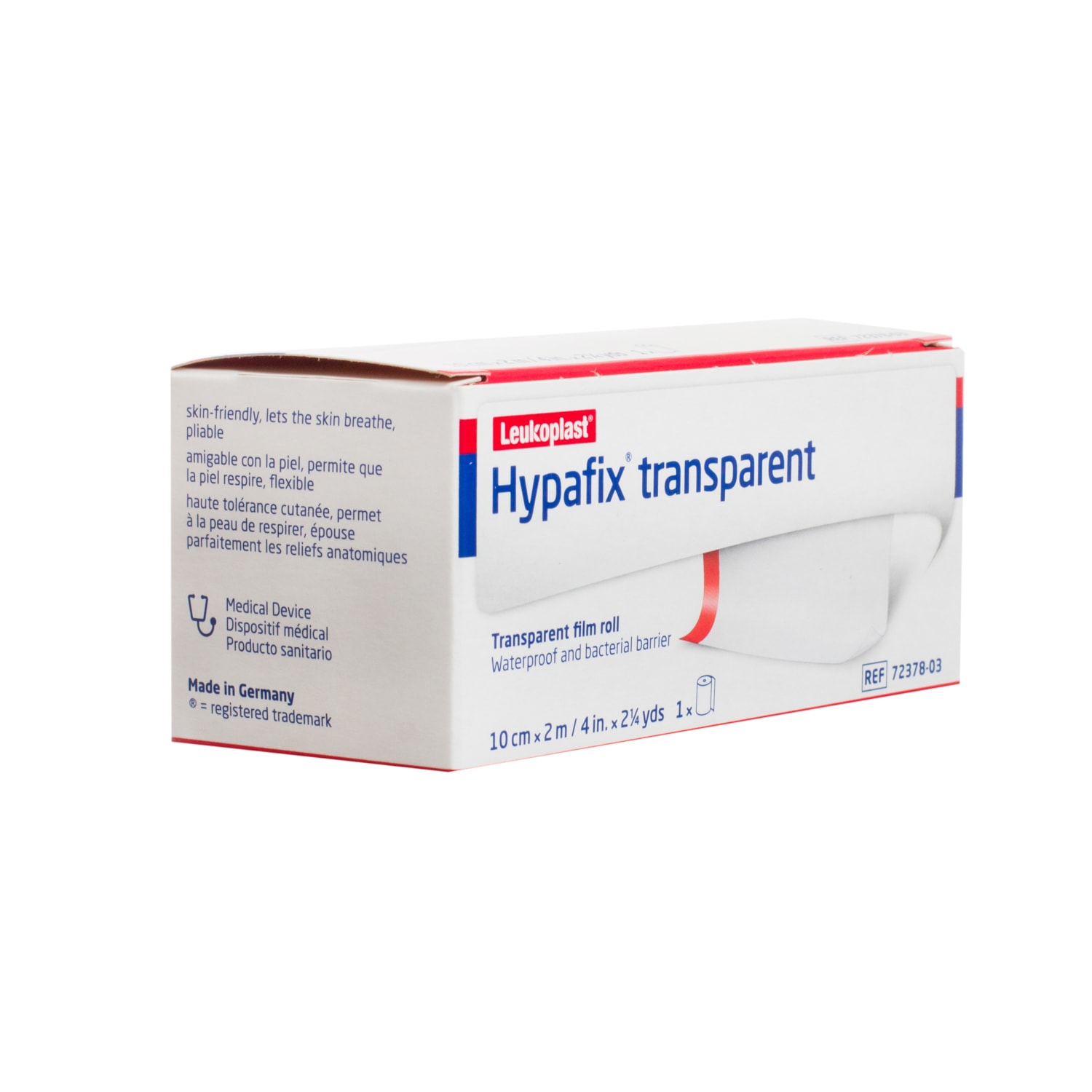 Cinta Hypafix Transparente Impermeable 2m x 10cm - BSN 