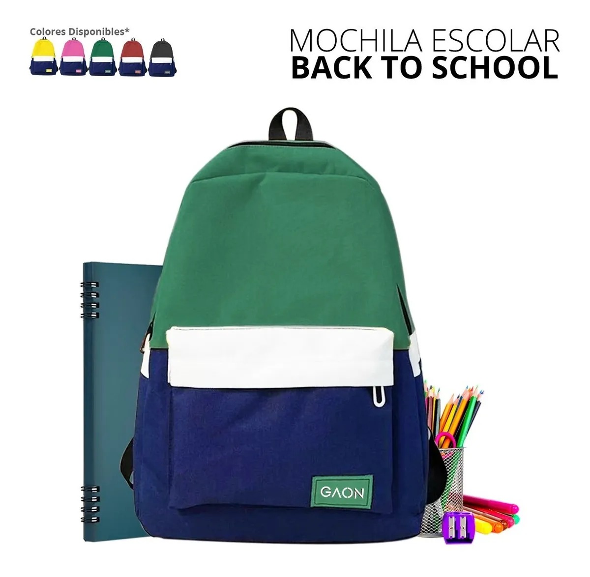 Mochila Escolar Laptop Backpack Juvenil Para Hombre Y Mujer