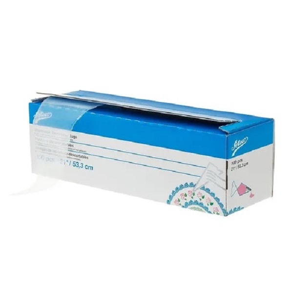 Manga Pastelera Desechable Ateco 53 Cms Caja 100 Piezas 4721