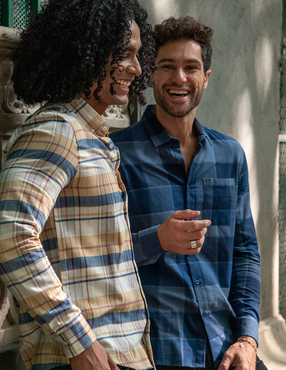 Camisa De Tela De Franela Para Hombre 228207 Generra