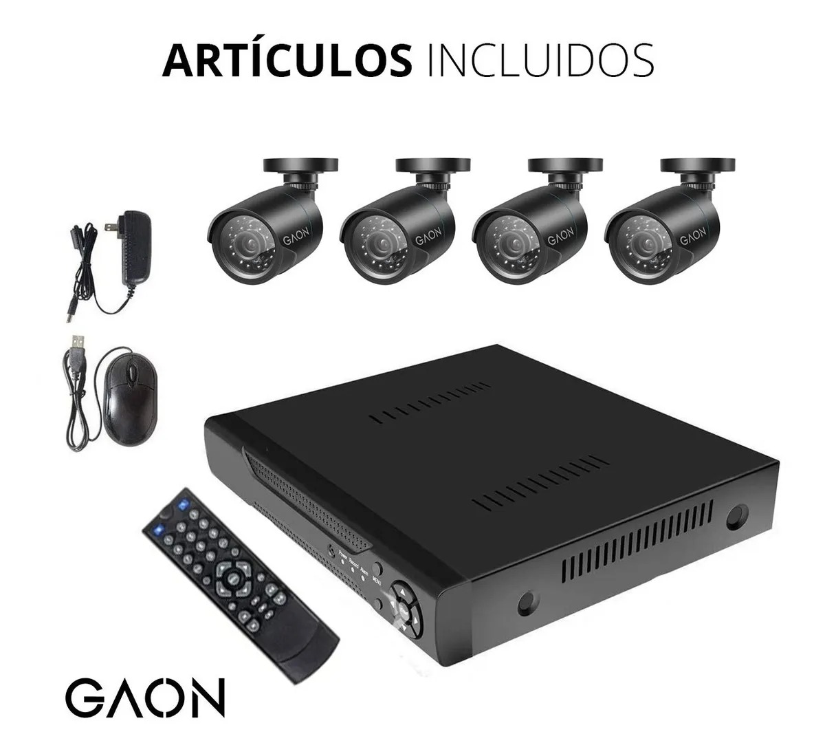 Kit Camaras De Seguridad Circuito Cerrado Dvr Cctv Nvr