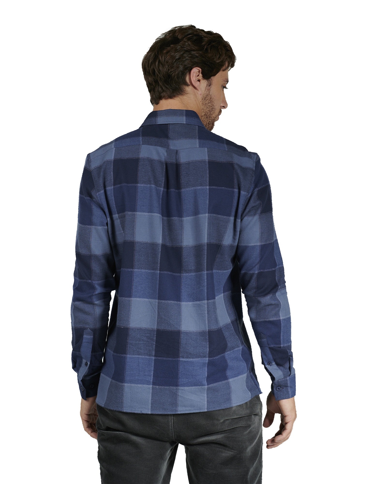 Camisa De Tela De Franela Para Hombre 228207 Generra