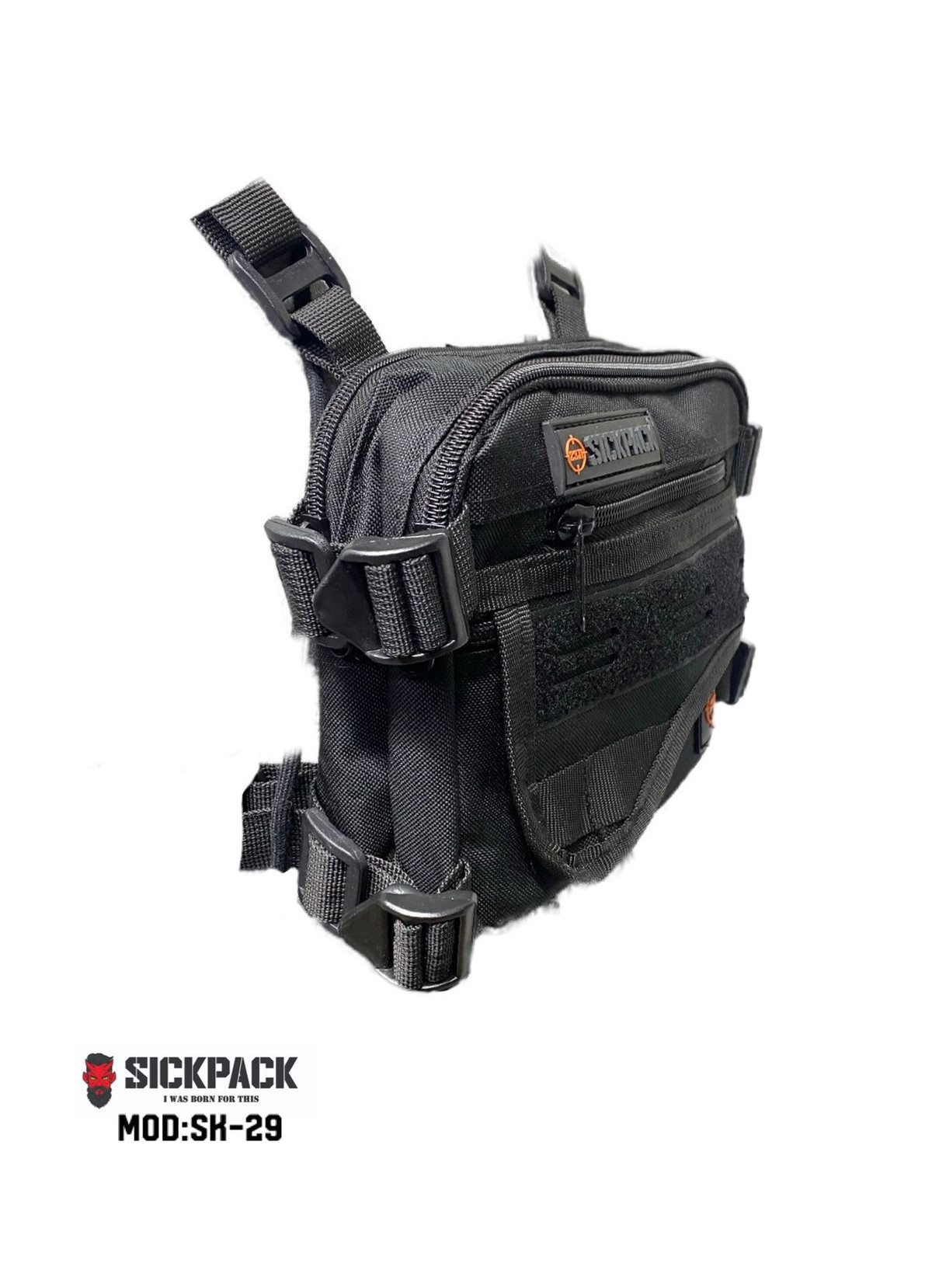 Chest Bag Sickpack Sk29 Pechera Tactica Porta Arma Molle