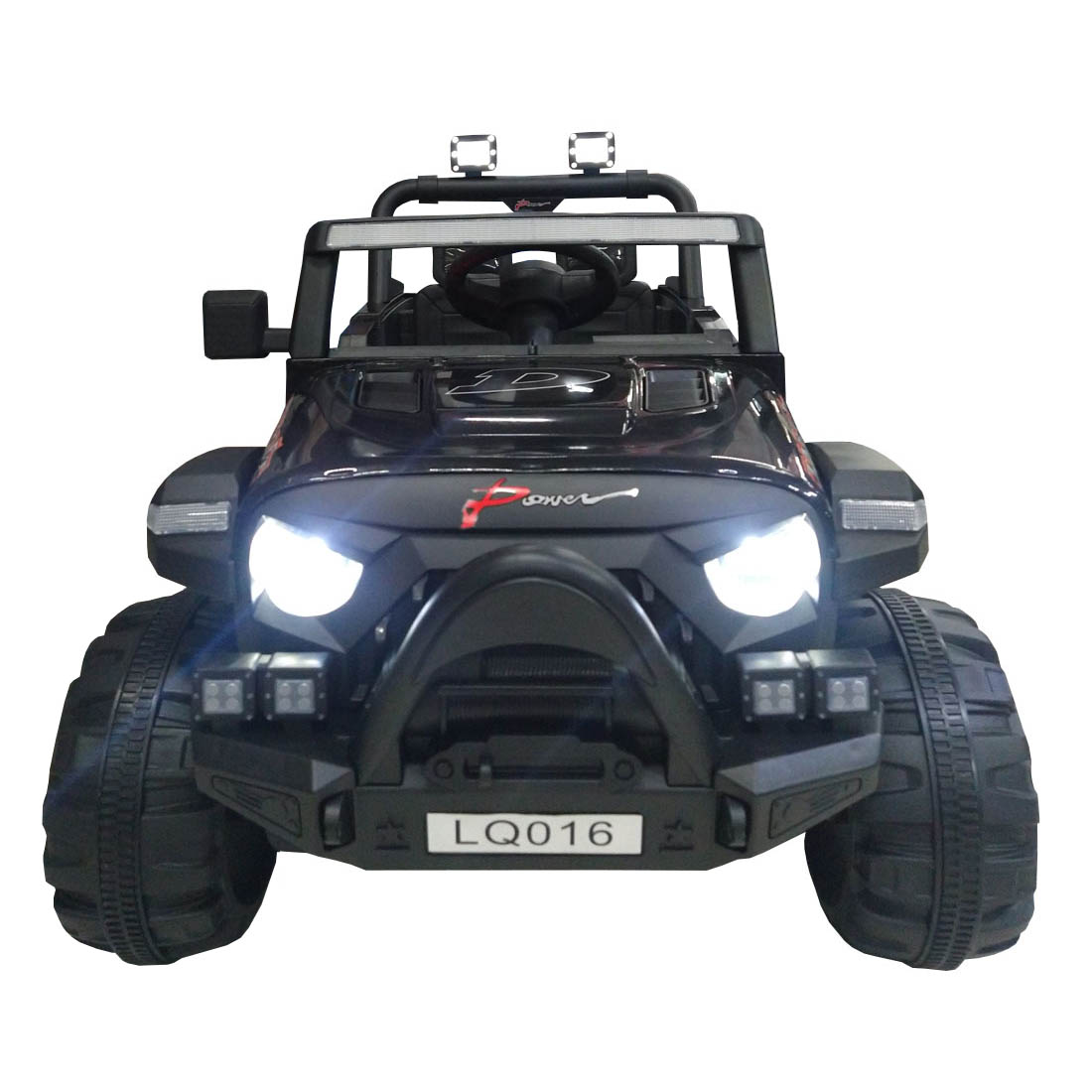 Montable Electrico Camioneta Jeep 12V 2 Motores Traseros a Control Remoto