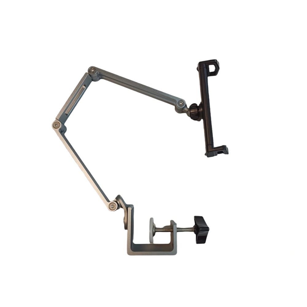 Soporte Metálico c/brazo articulado para Celular o Tablet