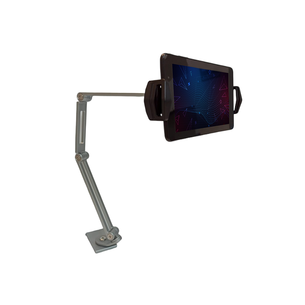 Soporte Metálico c/brazo articulado para Celular o Tablet