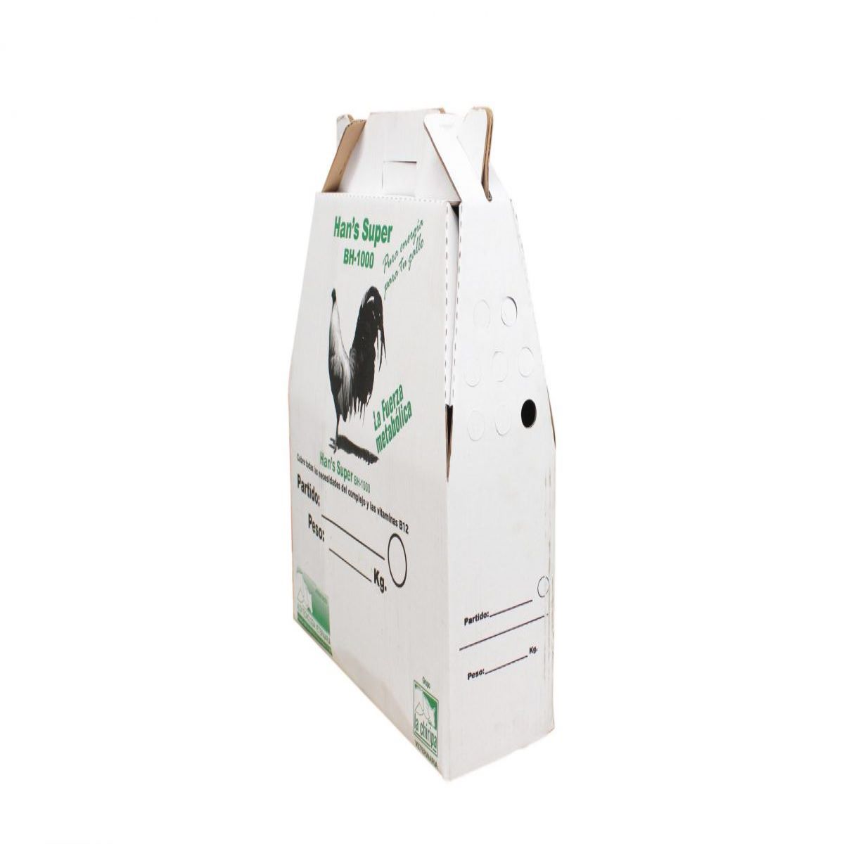 Caja de transporte para gallos (paquete de 5 pz)