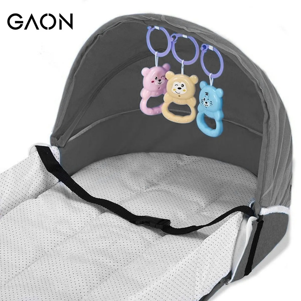 Moises Cuna Cama Portatil Para Bebe Plegable Con Mosquitero