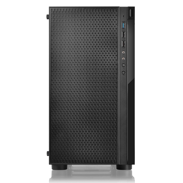 Gabinete Thermaltake Versa H18, Micro-Tower, Micro-ATX/Mini-ITX, USB 3.0, sin Fuente, Negro