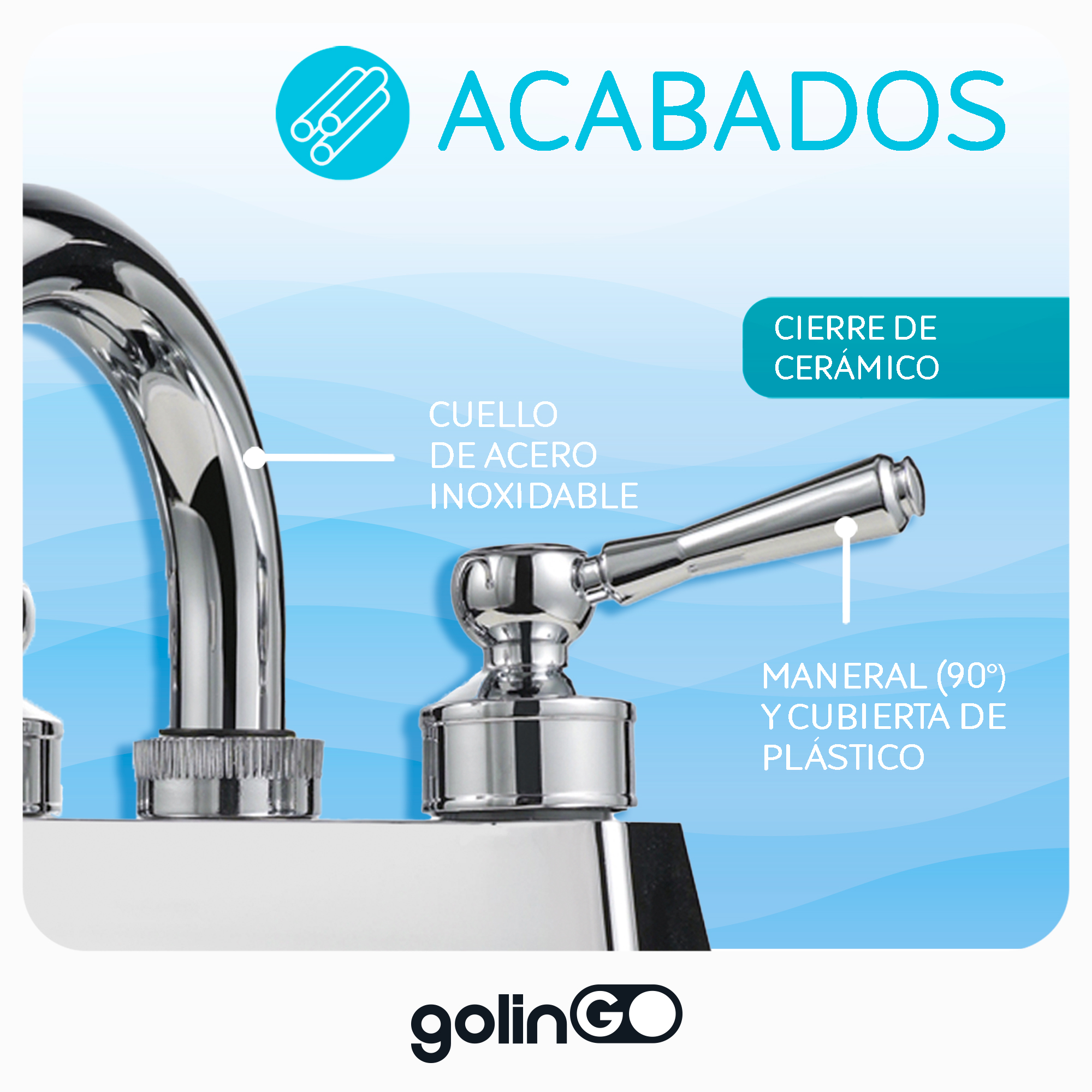 Mezcladora para Fregadero Monomando