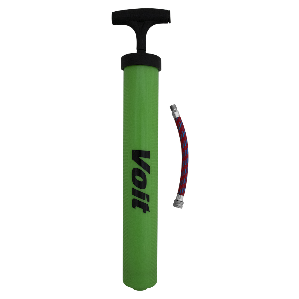 Bomba manual 12 pulgadas con manguera extensión infla balones, pelotas, llantas de bicicleta mix de colores