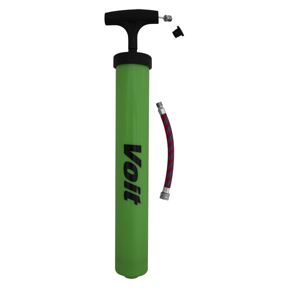 Bomba manual 12 pulgadas con manguera extensión infla balones, pelotas, llantas de bicicleta mix de colores