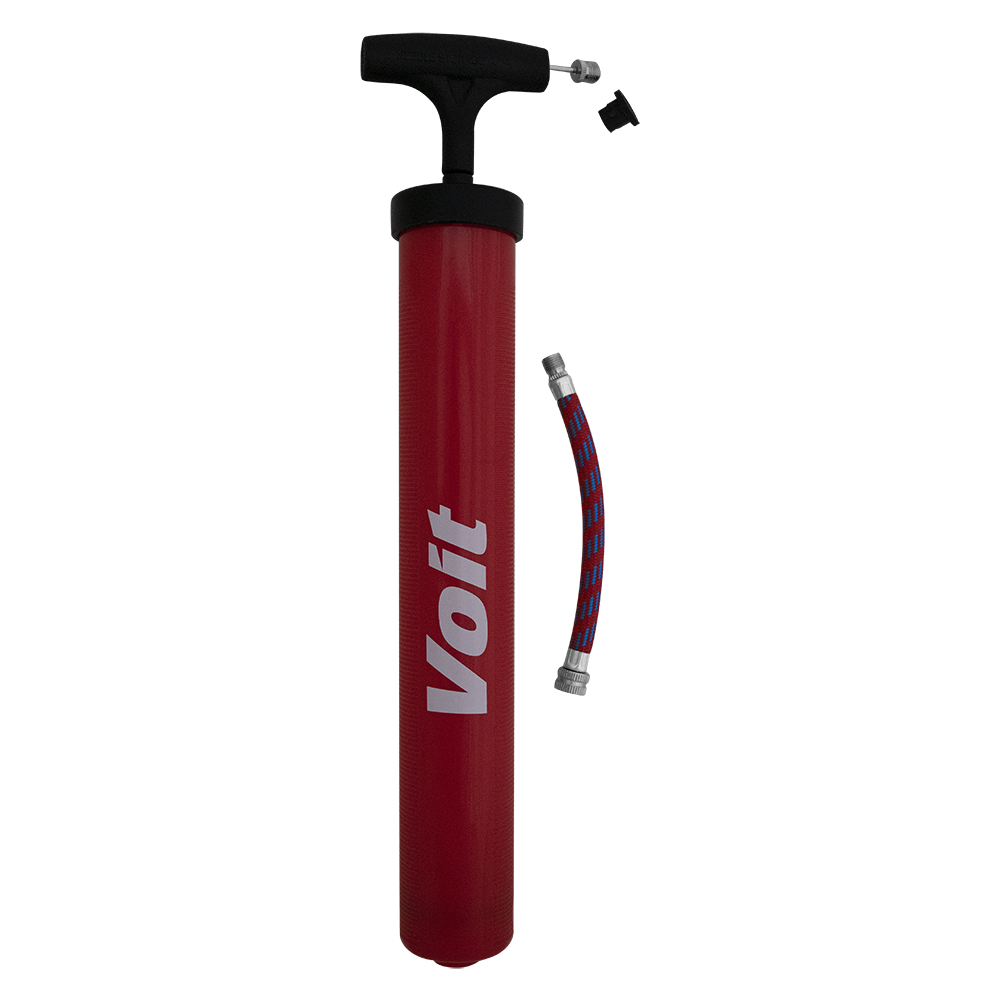 Bomba manual 12 pulgadas con manguera extensión infla balones, pelotas, llantas de bicicleta mix de colores