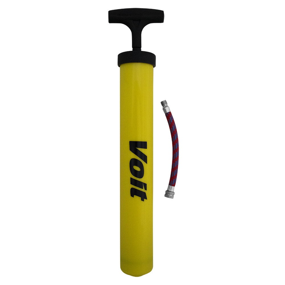 Bomba manual 12 pulgadas con manguera extensión infla balones, pelotas, llantas de bicicleta mix de colores