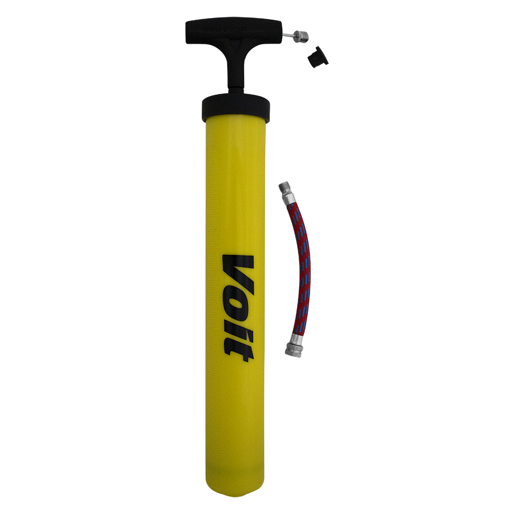 Bomba manual 12 pulgadas con manguera extensión infla balones, pelotas, llantas de bicicleta mix de colores