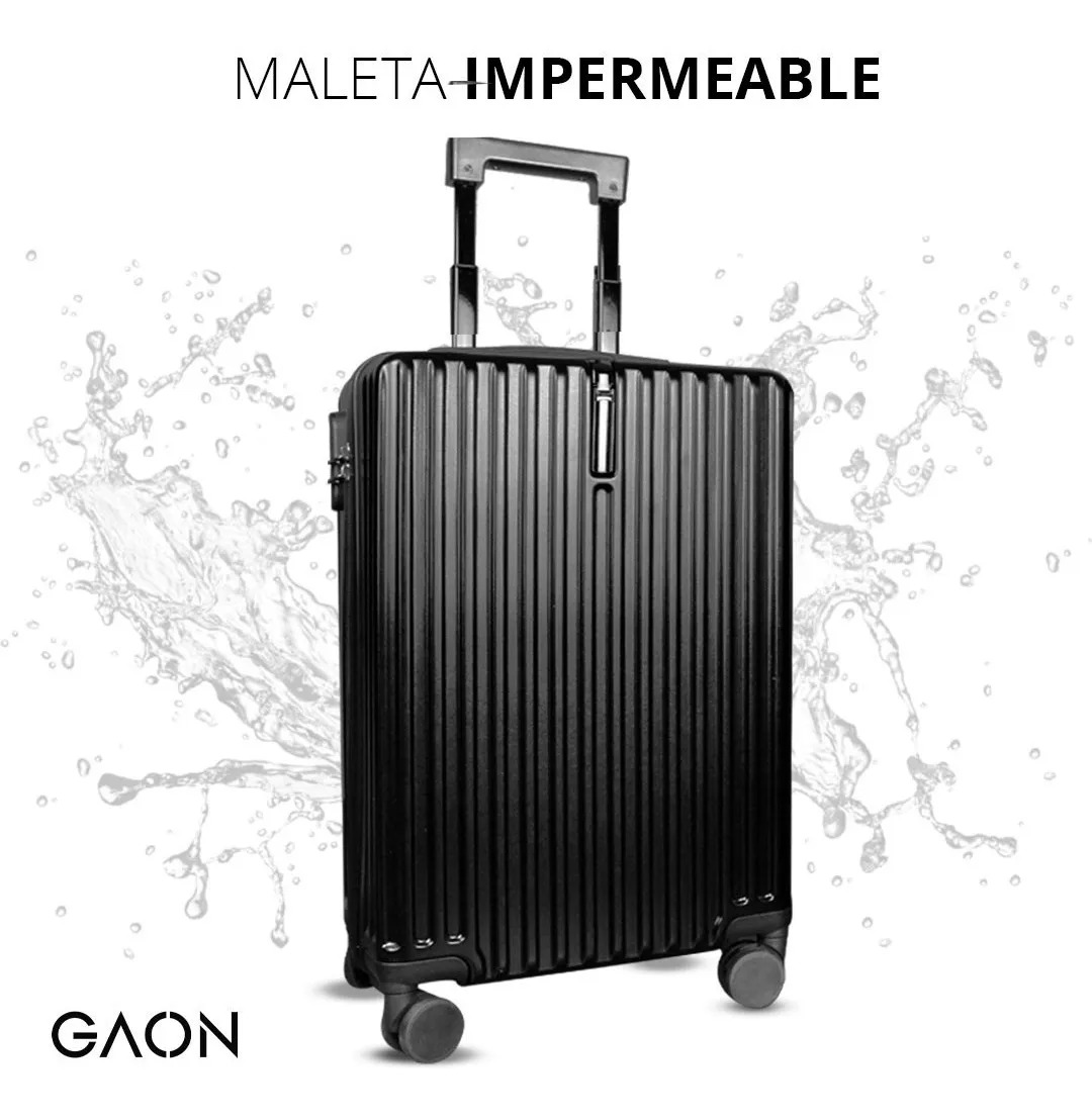 Set 2 Maletas De Viaje Con Ruedas Candado Antirrobo Negro