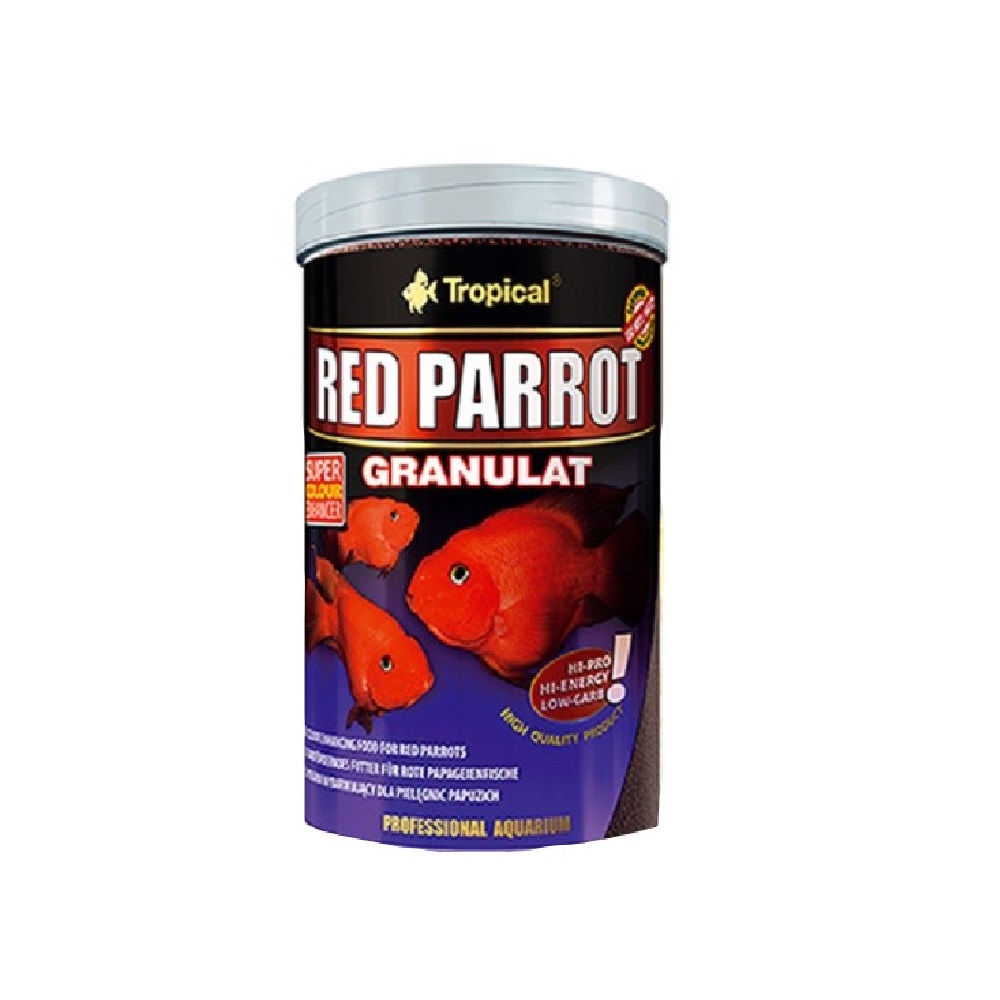 Alimento Red Parrot Granuat P/pez Cichlidae 100g Tropical