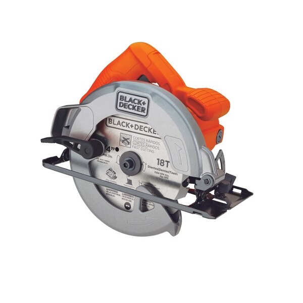 Sierra Circular 7-1/4", 1400 W, 5300 rpm, BLACK + DECKER modelo: CS1004 - B3.