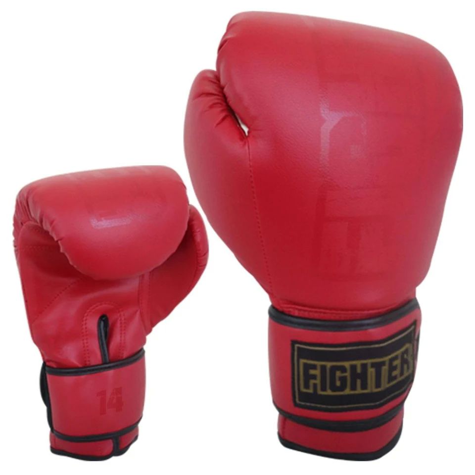 Guantes de Box Voit Peleador majestuoso Talla L Rojo ajuste en muñecas velcro poliuretano