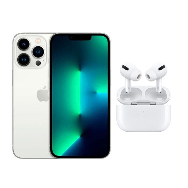 Apple IPhone 13 Pro Max Blanco 256GB reacondicionado + Audifonos Inalambricos