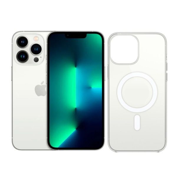 Apple IPhone 13 Pro Max Blanco 256GB reacondicionado + Funda Recargable