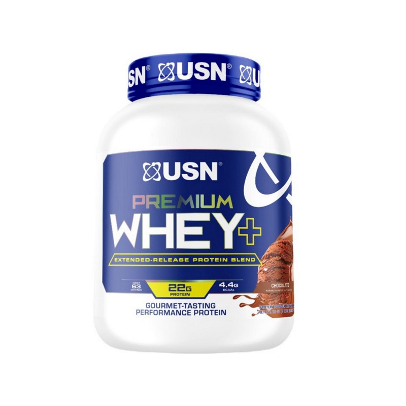 Proteina USN 100% Premium Whey Plus 63 Serv Sabor  CHOCOLATE