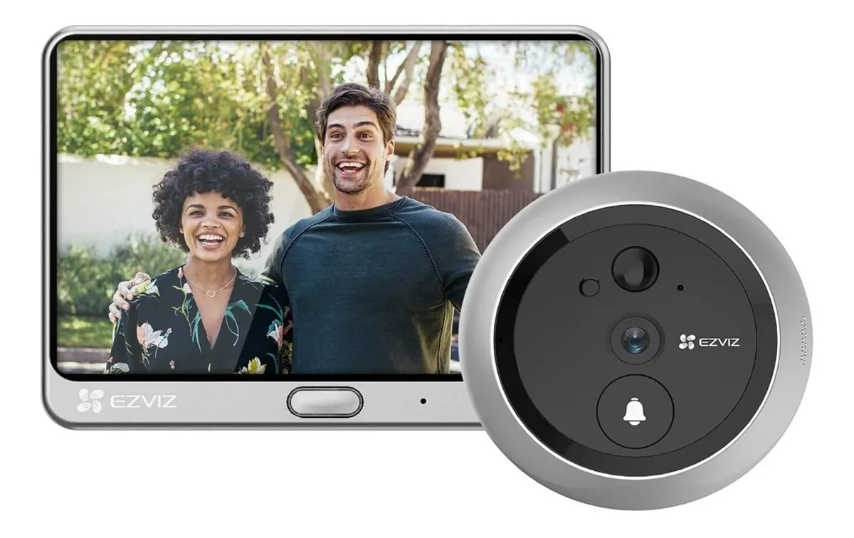 Timbre Inteligente Con Pantalla Y Camara Ezviz Dp1