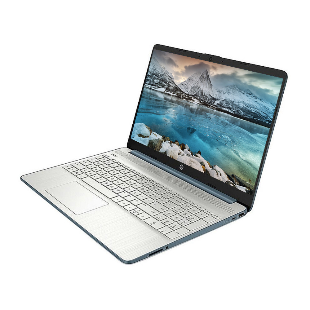 Laptop HP 15-ef2126wm 15.6" FHD AMD Ryzen 5-5500U RAM 8GB SSD 256GB Teclado en inglés Azul