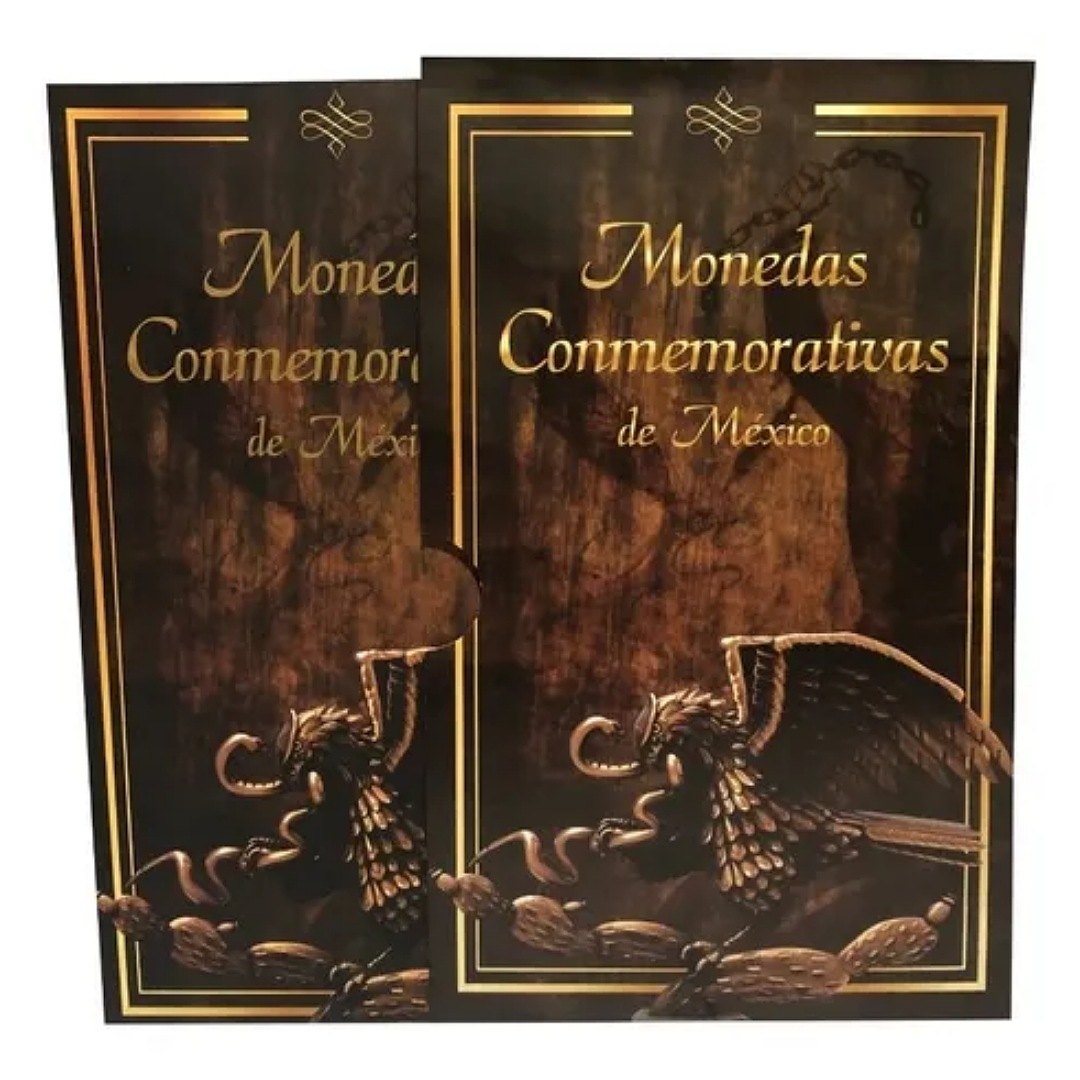 Álbum Tríptico Para Monedas Conmemorativas $5 $20 Y Billetes