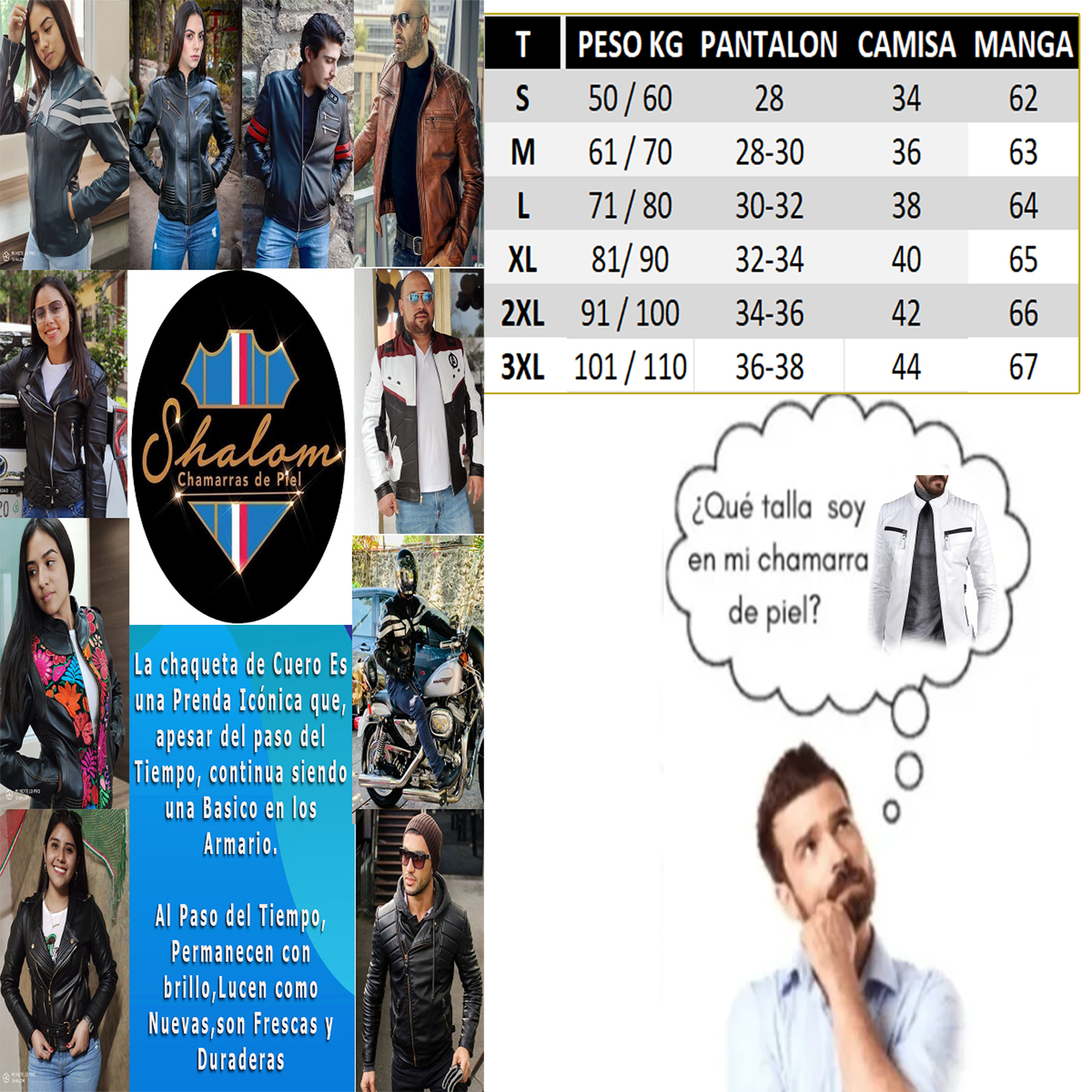 Chamarra Caballero Modelo Matrix piel Blanca legitima Incluye de Regalo un Llavero Monedero de piel