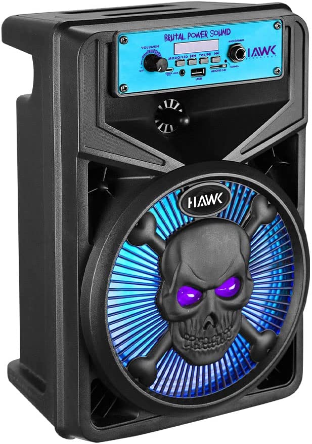 Bocina Portatil Hawk SKULL-8 Conexión Bluetooth 