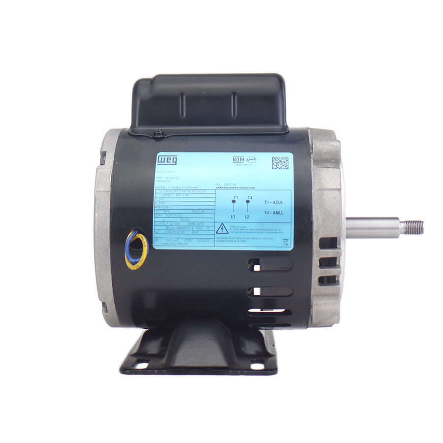 Motor Monofásico 1 1/2 Hp 2 Polos Brida "C" 110/220v 14438967