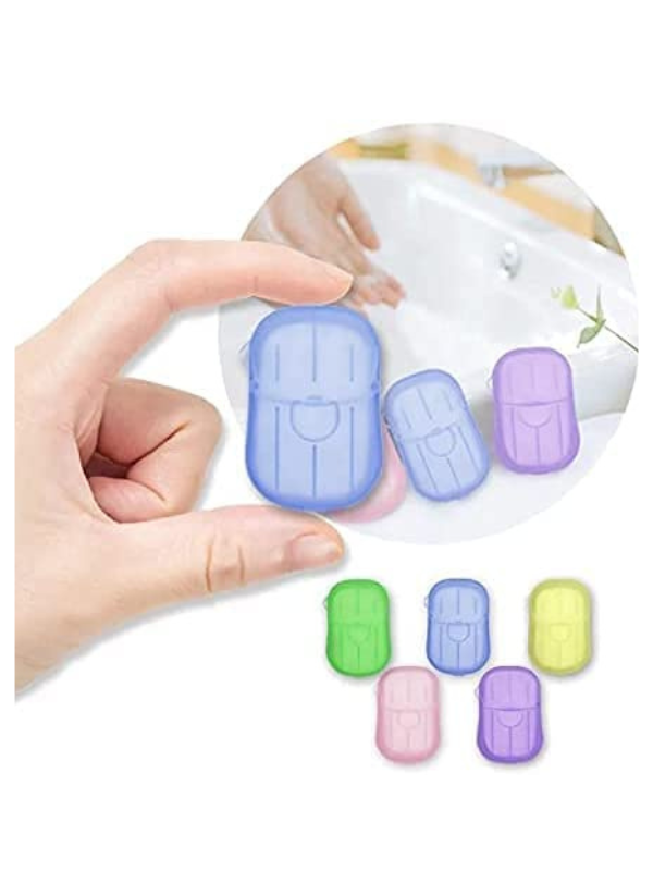 Laminillas de Jabón para manos Portátil para viaje 