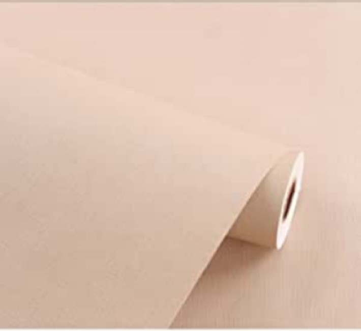 Papel Tapiz Adherible Textura Beige Solido 10m X 45cm