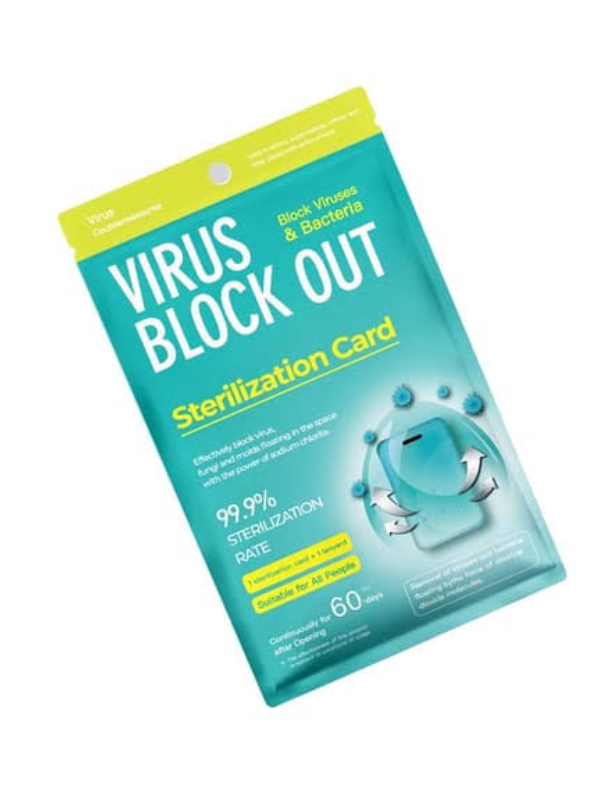 Tarjeta De Esterilización Virus Block Out Adulto 