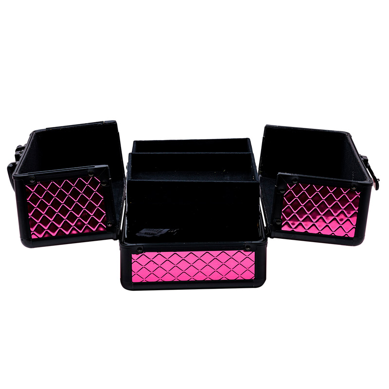 Maletin Para Maquillaje Profesional pink /black medium 