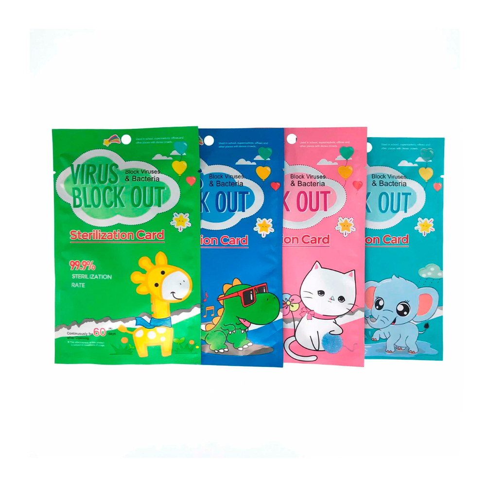 Tarjeta de Esterilización Block Out Infantil 60 dias