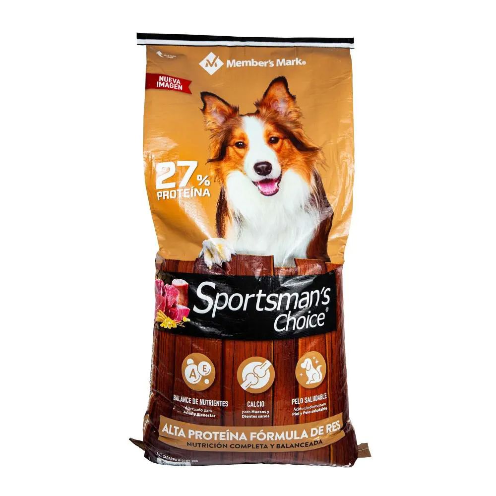 Alimento para Perro Member's Mark Sportsman's Choice Alta Proteína 25 kg