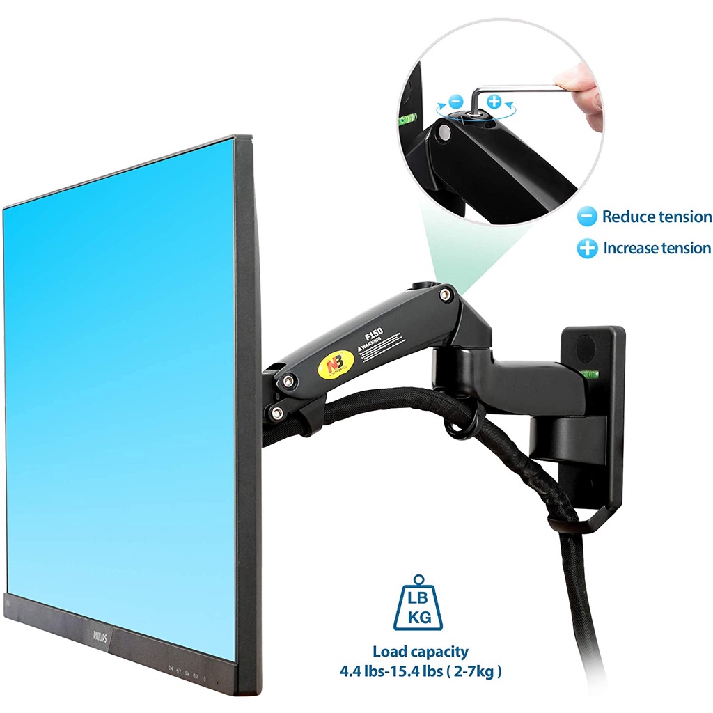 Soporte Hidráulico Para Monitores De 17-27 North Bayou F150