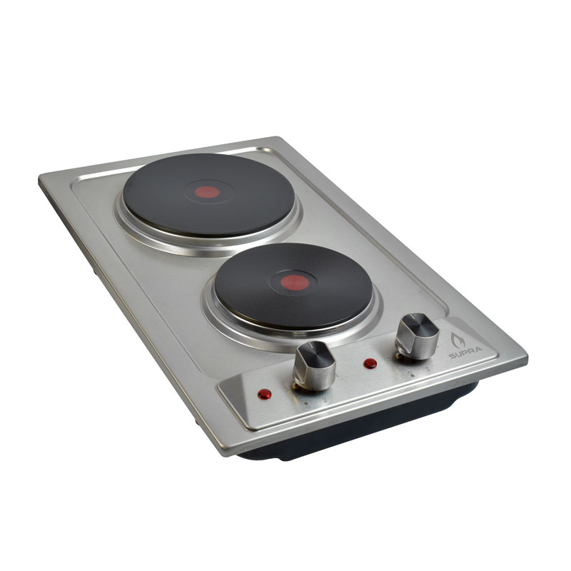 COMBO con campana de pared 90cm, parrilla eléctrica y parrilla de gas SUPRA DODICI de acero inoxidable